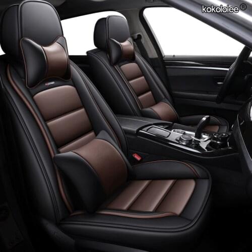 KOKOLOLEE auto car seat cover for skoda octavia a5 yeti kodiaq superb fabia 3 karoq seat alhambra ibiza leon fr ateca altea leon