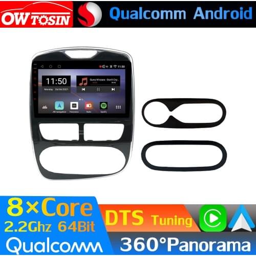 Qualcomm 8Core Android Car Media For Renault Clio 4 2012-2016 GPS 360 Camera Radio DTS HIFI DSP WiFi CarPlay Auto Optical HDMI