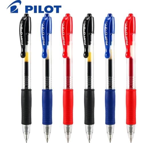 6 pcs WholesaleGel Ink Pen 0.5 MM BL-G2-5 Bullets Student Pen Japan Pilot Office And School Rollerball Pen Stationery
