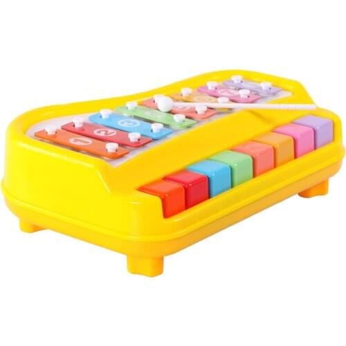 Childrens Books Drag Knock Piano Small Riders Infant Baby Musical Toys Pull Octave Xiaoqin Educational Key Type 2021