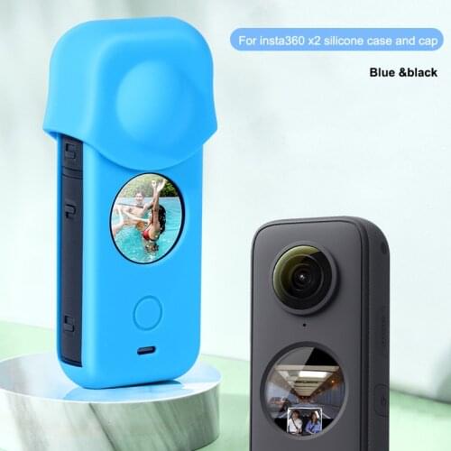 For Insta360 One X2 Lens Cap Tailor Made Silicone Protective For Insta Lens Case Accessories 360 One X2