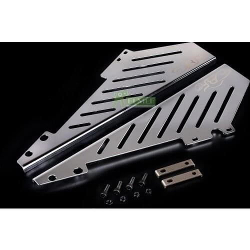 Stainless Steel Side Panel Kit Fit for 1/5 Scale HPI ROVAN ROFUN KM BAJA 5B