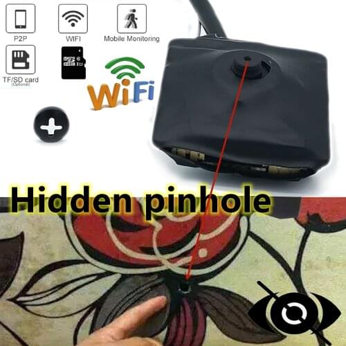 HQCAM IMX335 Stealth Small Mini WIFI IP Camera Indoor Wireless Cctv Security Onvif P2P Remote Control TF Card,Live RTMP Optional