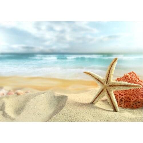 Starfish Beach Sand Metal Tin Sign Home Sun Plaque Decor Sand Holiday Paradise