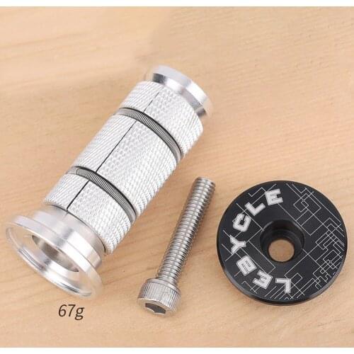 Headset Expander Top Cap Plug 1-1/8\" MTB Bike Stem 25.4-28.6mm Front Fork Top Cover 1 Set Expansion Hanging Core Headset Cover