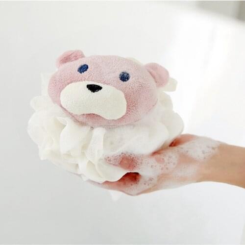 New Cartoon Baby Bath Ball Soft Kid Bath Items Cute Child Baby Clean Care Childrens Bathroom Accessories For Girls Boys