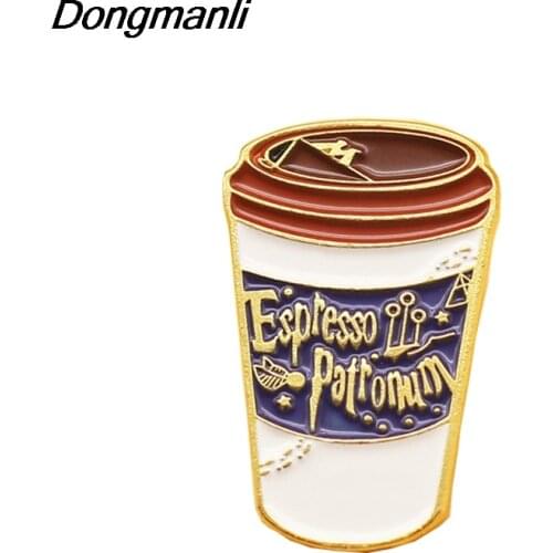 P4487 Dongmanli Enamel Pins and Brooches for Women Fashion Lapel Backpack Bags Badge Gifts Jewelry