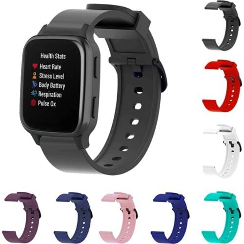 Wrist Band for Garmin Venu SQ Strap 20mm Silicone Bracelet for Haylou LS02 Smart Watch Band Strap for Amazfit GTS 2 Mini/GTS 2e