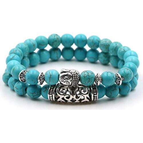 Pcs set Men Woman Bead Bracelet Beaded Black Lava Stone Prayer Beads Buddha Bracelet for Women and Mens Pulseras Masculina