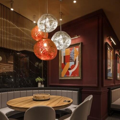 Nordic Party Room Lava LED Pendant Lights PVC Lamp Museum Galleries Living Room Decoration Loft Cafe Lamp Villa Bar Hanging Lamp