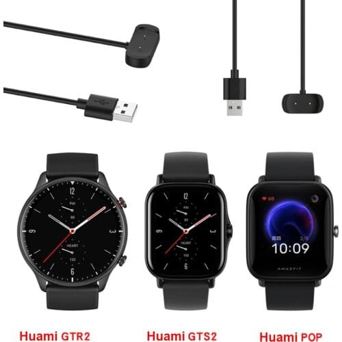 Replacement USB Charger for Xiaomi Huami AMAZFIT GTR 2/ GTS2 Smart watch strap charging cable dock base clip Parts Accessories
