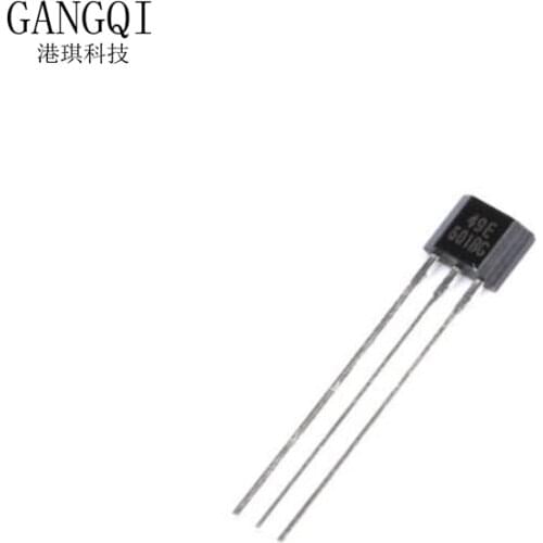 10pcs 49E Hall element AH49E OH49E SS49E Hall sensor Hall Effect Sensor new TO-92