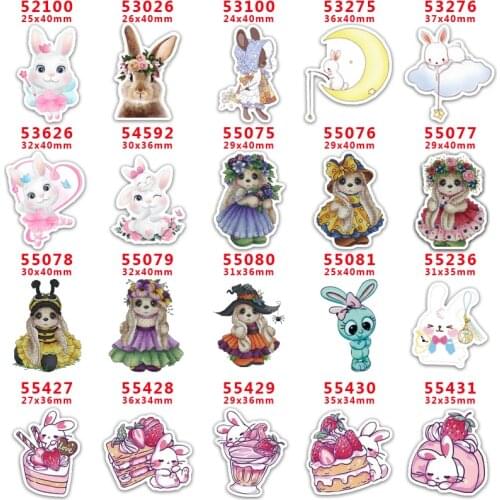 10 Pcs Cartoon Planar Resin Cabochons PR52100