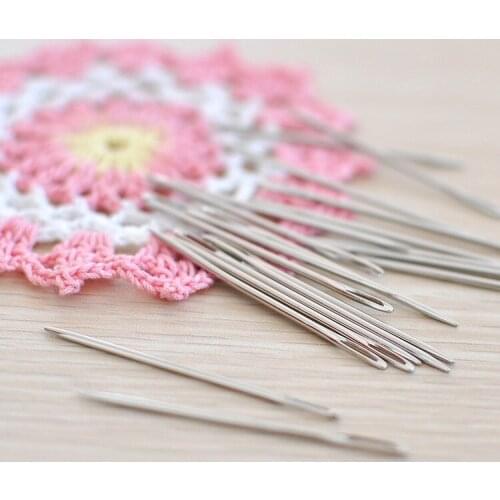 Knitted sweater needle big metal gadget sweater suture needle 100piece