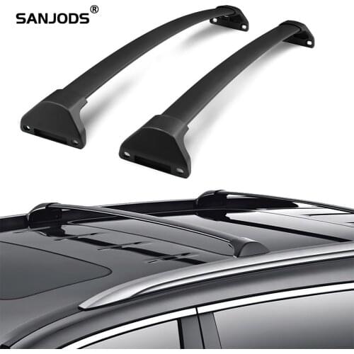 SANJODS Roof Rack For Acura MDX 2014 2015 2016 2017 2018 OE Style Aluminum Bolt-On Top Rail Roof Rack Cross Bar Luggage Carrier