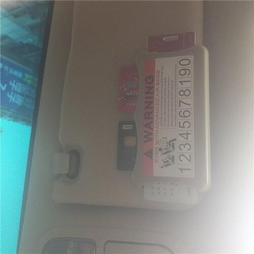 Car Sun Visor Card Holder Multi-Function Card Inserter For BMW all series 1 2 3 4 5 6 7 X E F-series E46 E90 X1 X3 X4 X5 X6 F07