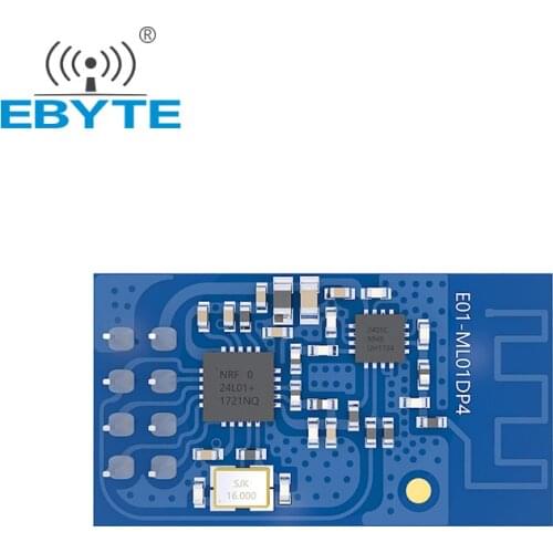 NRF24L01P 2.4GHz 20dBm Wireless Module Electronic Components Long Range E01-ML01DP4 IOT Smart Home SPI Interface Antenna PCB