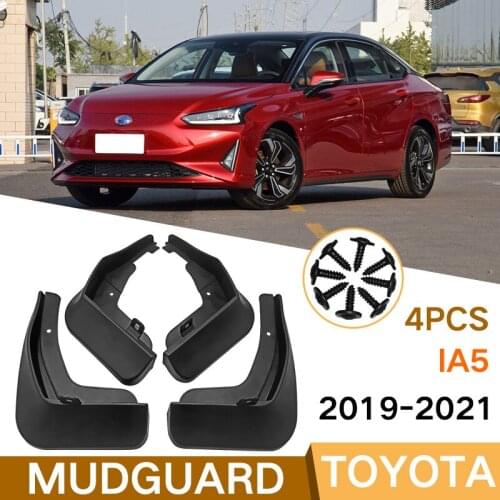 For Toyota iA5 2019 2020 2021 Set Molded Mud Flaps Mudflaps Splash Guards Front Rear Mud Flap Mudguards Fender Car Accessories