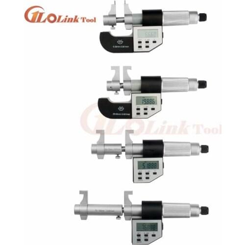 XIBEI Digital Micrometer 5-30mm 25-50mm 50-75mm 75-100mm IP54 Inside Micrometer 0.001mm Inch/mm Electronic Caliper Precision