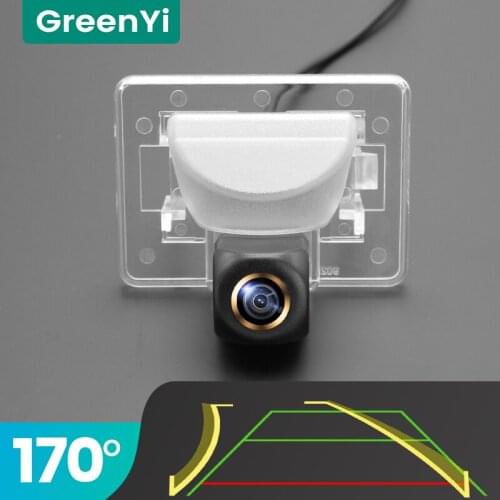 GreenYi Trajectory 170° AHD Car Rear View Camera for Mazda 5 Mazda5 M5 2006-2010 Night Vision Reverse Reversing 4 pin