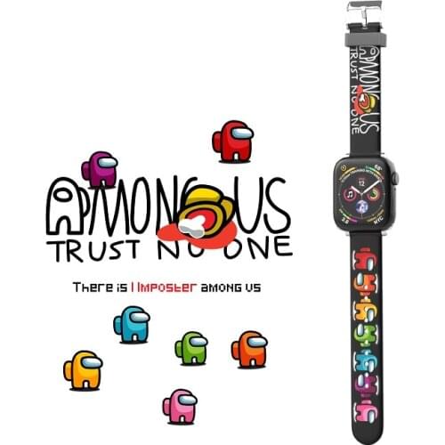 Cute Werewolf Game Wristband for Apple Watch 38 40 42 44mm Sports Smart Watch for I watch4 series 6 5 3 2