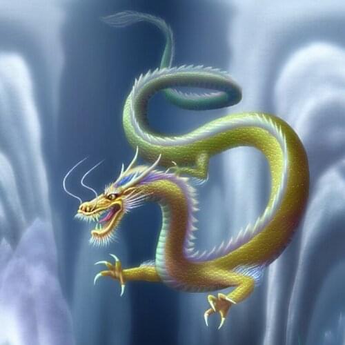 Mini Dragon Diy Painting Cross Stitch Rhinestone Mosaic 5D Full Square Diamond Embroidery Beads Decor Gifts