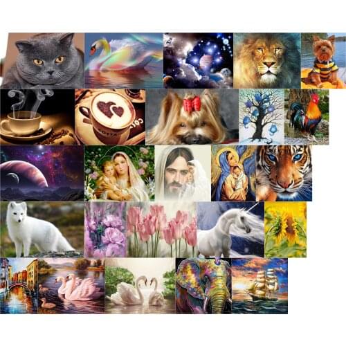 A15163 Oil Painting City Bridge Needlework,For Embroidery,DIY 14CT Unprinted Arts Cross stitch kits Set Cross-Stitching