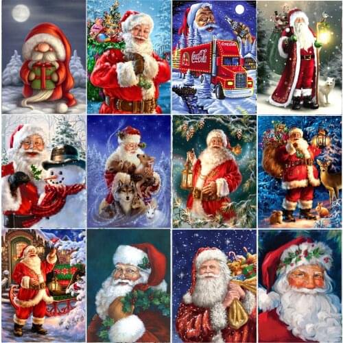 New DIY Christmas Snowman 5D Diamond Painting Cross Stitch Home Decoration Complete Diamond Sticker Paintings Full Drill Kit