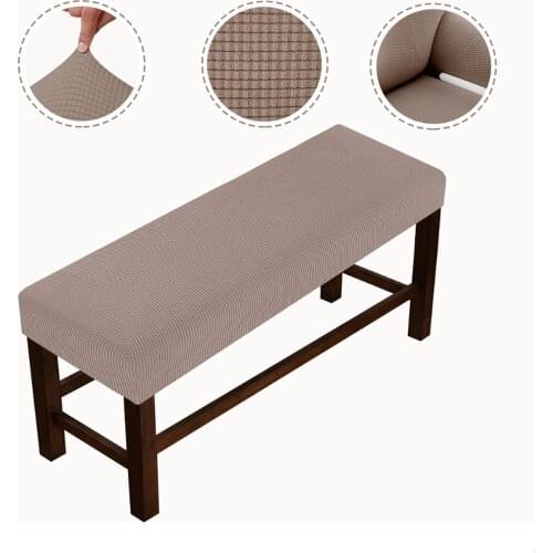 Non Slip Long Bench Cover Elastic Piano Bench Slipcover Protector for Living Room Bench Seat Slipcover Modern Cubierta De Banco