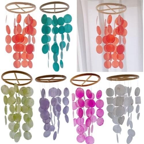 Nordic Style Shell Wind Chime Home Room Decor Wall Hanging Windchimes Kid Toys Rattle Mobile On The Crib Creative Gifts
