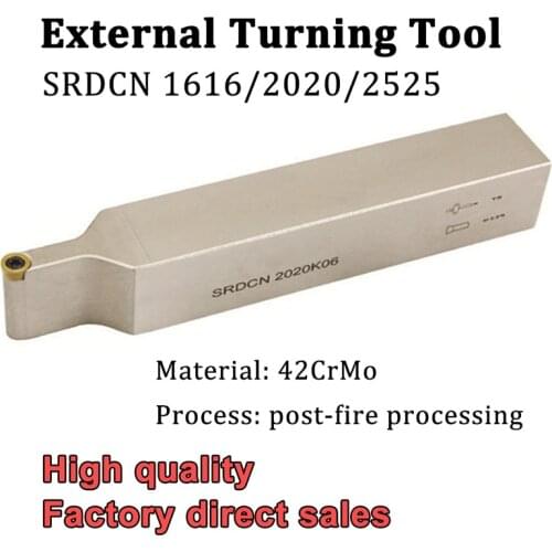 SRDCN1616H06 SRDCN2020K06 SRDCN2525M06 SRDCN Screw Type External Turning Tool Holder CNC Lathe Cutter Tools For RCMT0602 Inserts