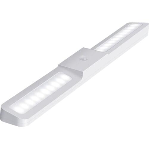 20 LED PIR Motion Sensor Light USB Rechargeable Night Light for Cabinet Corridor Stairs