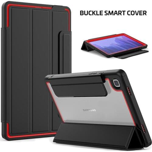 Smart Cover+Silicone Case For Galaxy Tab A 8.4" T307 8" T290 Kids Safe Armor Shockproof Heavy Duty Cover Tab A 10.4 T500 T510