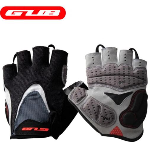 GUB 1093 Cycling Bicycle Bike Gloves Sports Half Finger Anti Slip Gel Gloves Mittens guantes ciclismo Size S- XL 3 Color