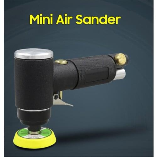 Air Sander 2 Inch 3 Inch Pneumatic Sander Handheld Polisher Waxer Polishing Machine for Auto Body Work Furniture Metal Surface