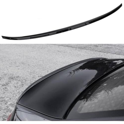 High Quality S STYLE CARBON FIBER REAR TAIL WING TRUNK LIP SPOILER FOR Audi A6 S6 SLINE RS6 C8 2019 2020 2021