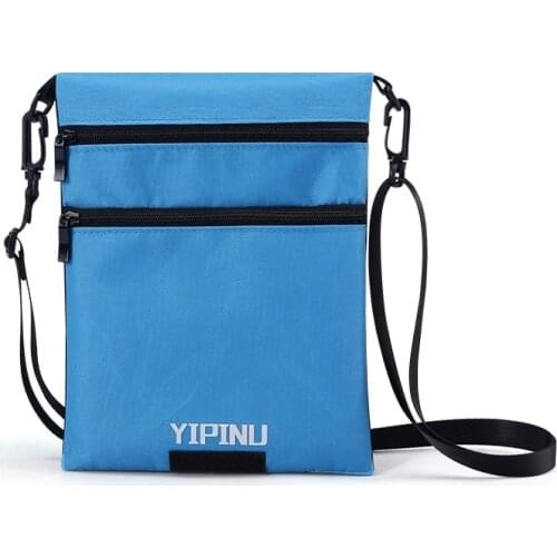 Women Double-Sided Hidden Travel Wallet Men Multifunction Neck Pouch Passport Cover ID Cards Holder Money Purse Zipper Closure