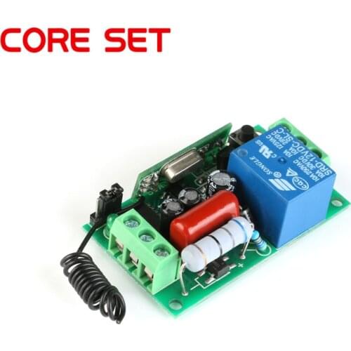 1pcs Wireless Relay Switch DIY Electrical Remote Control Receiver Relay Switches 1/2 CH DC220V AC220V RF 315MHz