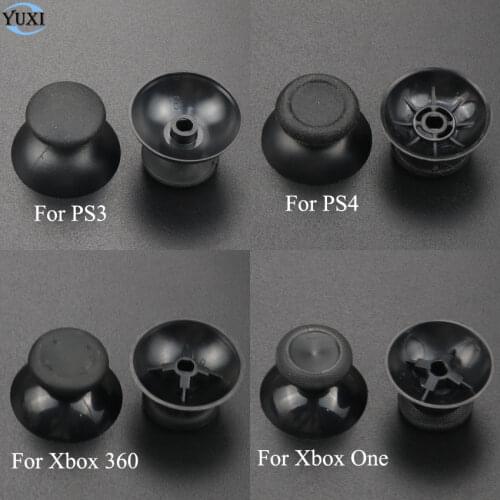 YuXi 2pcs Analog Joystick Grips Stick Cap for Sony PlayStation 3 4 PS3 PS4 For Xbox 360 One joypad Controller