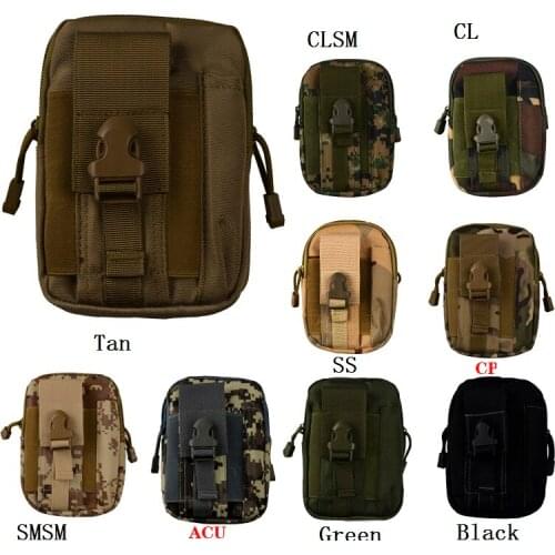 3PCS Tactical Molle Pouch Military Waist Bag Outdoor Safety & Survival Bags Outdoor Phone Case Pocket First Aid Kits Tool Bag