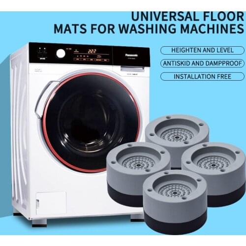 4Pcs Anti Vibration Feet Pads Washing Machine Rubber Mat Anti-Vibration Pad Dryer Universal Fixed Non-Slip Pad 3.5/6/8.5cm