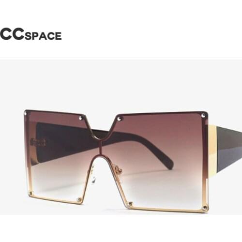 46471 Steam Punk Rivet Retro Square Sunglasses Men Women One Lenses Shades UV400 Vintage Glasses