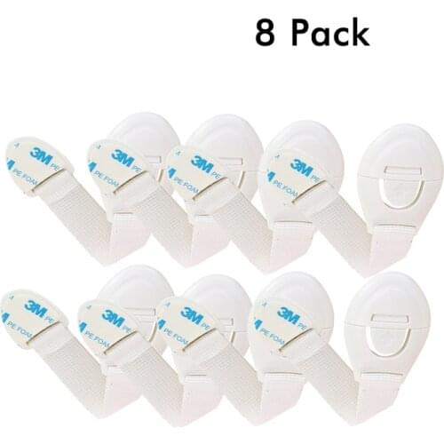 4Pcs Infant Cabinet Drawer Locks Set Sliding Door Blocker Baby Safety Lock Child Protection on the Wardrobe