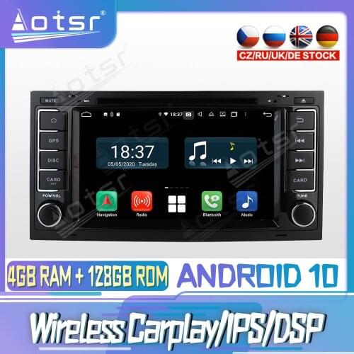 Android10 PX6 128G For VW TOUAREG T5 2003 - 2010 Car DVD GPS Navigation Auto Radio Stereo Video Multimedia Player HeadUnit 2din