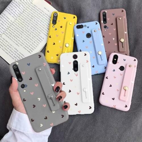 Wristband Case For Huawei P30 P40 P20 Honor 20 10i 10X 10 Lite E Pro 9X 8X 9A 9S Y6 Y7 Y9 P Smart 2019 2021 Love Heart Couqe Bag