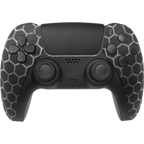 DIY Custom ABS Honey Comb Replacement Front Back Faceplate Shell Case for PS5 for Playstation 5 Game Controller Shells Mod Kit