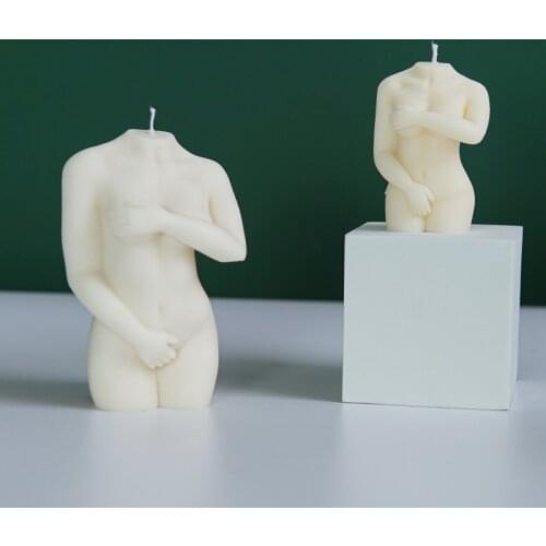 Body Candle Molds Woman Torso Aroma Wax Candle Molds Venus Goddess Molds for Candles homewares Candle Making