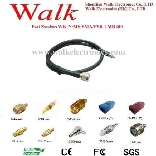 N male SMA female LMR400 cable, N sma LMR400 cable, LMR400 extension cable