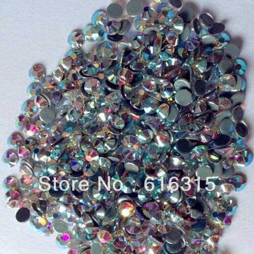 Crystal ab with high shiny hot fix rhinestone crystals ss20 1440 pcs per pack ,china hot fix high quality crystal free shipping