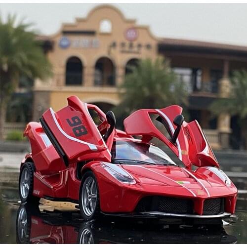 NEW 1:32 Ferrari-Laferrari FXXK Sports Car Alloy Car Model Diecasts & Toy Vehicles Model Car High Simulation Toys For Children